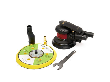 Шлифмашина полировальная пневматическая, 150мм, 12000об/мин, ROSSVIK RT-2151-C