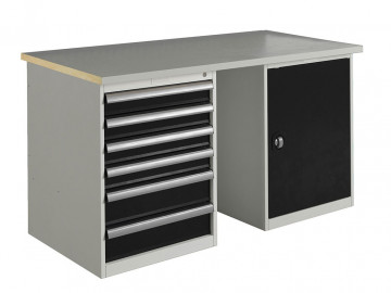 Верстак Expert T WTS150 ПРОМЕТ Практик комплект5 (ExpTWTS150.T6/T1.000)