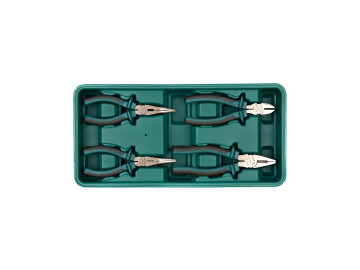 LST004 Набор инструмента ROSSVIK (шарнирно-губцевый), ложемент, 4 предмета