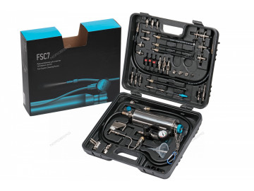 Приспособление для очистки топливных систем в кейсе NORDBERG FSC7