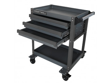 Тележка с 3 ящиками и нишей KRW-TT3G KraftWell