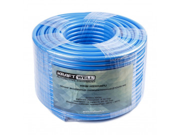 Шланг воздушный полиуретановый на катушке D10X14 мм, 100 м KRW-HS1014PU KraftWell
