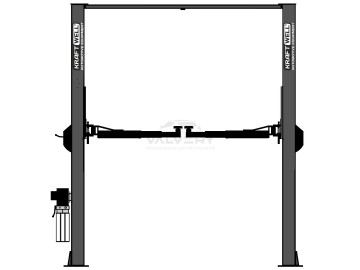 Электрогидравлический двухстоечный подъемник г/п 4000 кг. KRW4ELH2 KraftWell