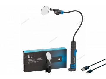 Фонарь светодиодный гибкий, аккумуляторный, 3,7 В, с 2-мя зеркалами Nordberg 1931