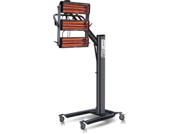 Инфракрасная сушка на стойке, 3 софита KraftWell KRW-IR3A