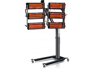 Инфракрасная сушка на стойке, 6 софитов KraftWell KRW-IR6A