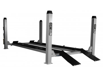 Подъемник четырехстоечный г/п 4500 кг. платформы для сход-развала KraftWell KRW450AT