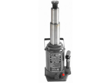 Домкрат бутылочный г/п 20000 кг, с телескопическим штоком KraftWell KRWBJT20