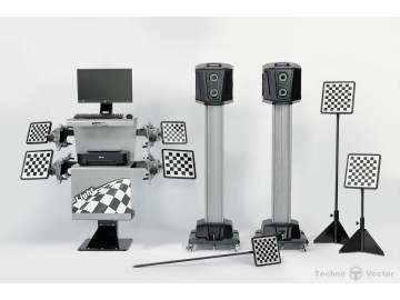 Мобильный стенд сход-развал 3D для грузовых автомобилей ТехноВектор 7 Truck 7204 HT MC2