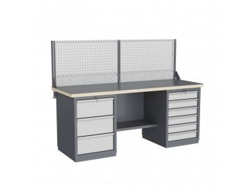 Верстак слесарный FBK 205.36.4-1R