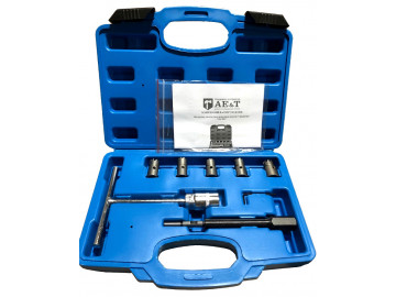 Инструмент очистки гнезд инжекторов дизелей (7 предметов), AE&T TA-C1012