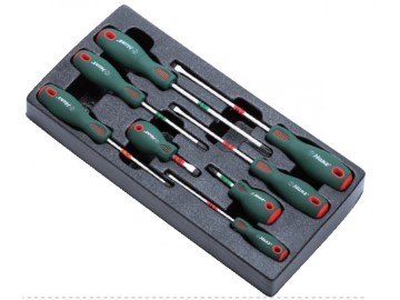 Ложемент c отвертками, 8 предметов Hans TT-10U