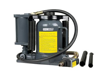 Домкрат бутылочный г/п 20000 кг, пневмогидравлический KraftWell KRWBJ20A