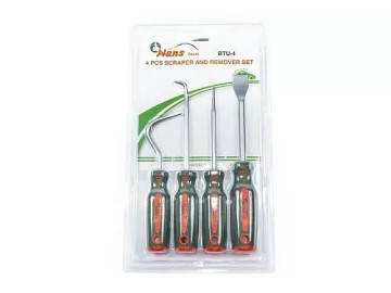 Набор скребков и сьемников 4 предмета Hans BTU-4