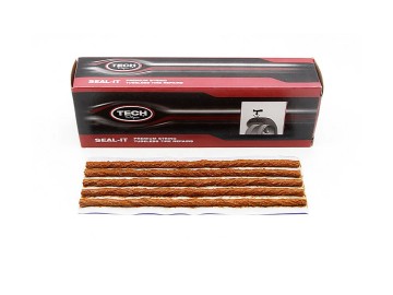 Жгуты коричневые ТОЛСТЫЕ бутилкаучуковые длиной 200 мм (установка без клея) TECH 242TEBR