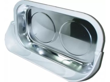 Лоток прямоугольный магнитный, 240-143 мм. с пластиковой накладкой СТАНКОИМПОРТ KA-5224-Т