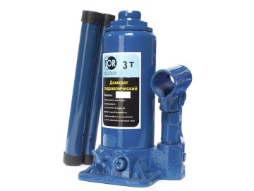 Домкрат гидравлический дг-3 г/п 3,0 т (в пластиковом кейсе) tor 1006113