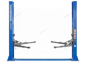 Электрогидравлический двухстоечный подъемник г/п 4 т, 220 В, синий Nordberg N4120B-4B_3+2_220