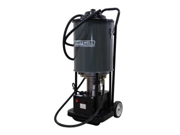 Нагнетатель солидола мобильный с электроприводом, 24в kraftwell krw1797.en