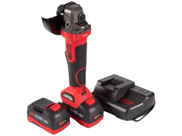 Шлифмашина угловая (ушм), 125 мм, 18 в, аккумуляторная, кейс mighty seven dg-501a