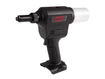 Заклепочник аккумуляторный 2,4-6,4 мм, 18 в, без аккумулятора и зу mighty seven dr-102