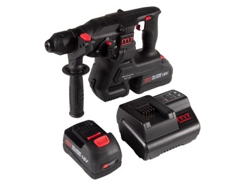 Перфоратор аккумуляторный, 18 в, 4 предмета, кейс mighty seven drh-101a