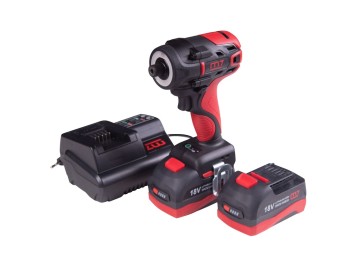 Аккумуляторный шуруповерт 18 в, 4 предмета, кейс mighty seven ds-201a