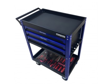 Инструментальная тележка с инструментом GW-3ST2 Blue Great Wolf