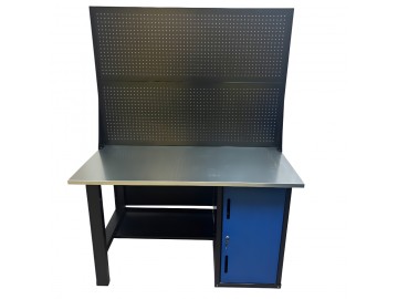 Верстак инструментальный, тумба с дверью, 2 экрана, 1400x700 Great Wolf GWT-V1400T2