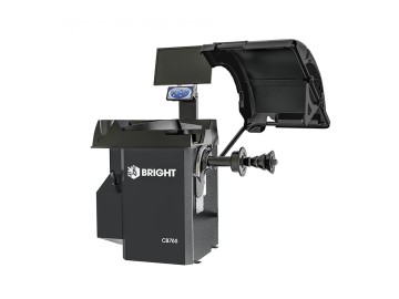 Балансировочный стенд, жк-монитор, автоввод 3-х параметров колеса (линейка+сонар) bright cb76s