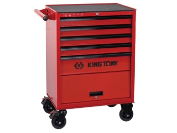 Тележка инструментальная, 5 выдвижных ящиков и отсек, 