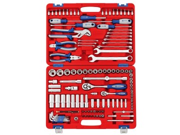 Набор инструментов 123 предмета, универсальный мастак 01-123c