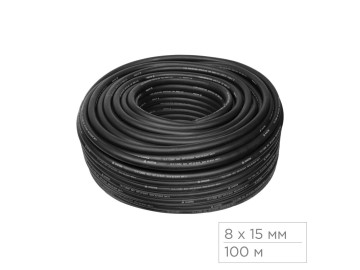 Шланг пневматический 8х15 мм, 100 м, резиновый мастак 683-08100