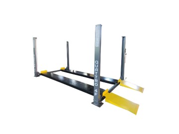 Электрогидравлический четырехстоечный подъемник г/п 4 т. KraftWell арт. QUATTRO 4F